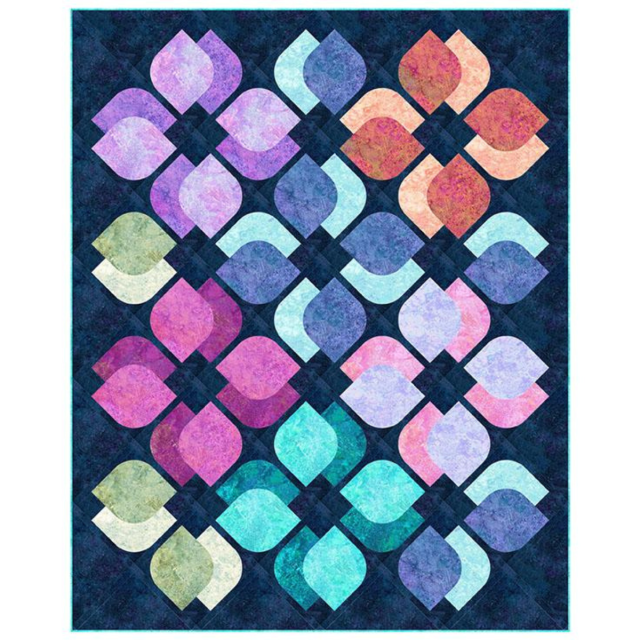 Floating Flowers Template Set